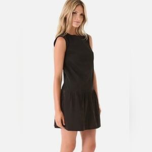 Diane Von Furstenberg DVF Black Maeryn Poplin Dress size 0